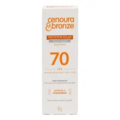 PROTETOR SOLAR CENOURA & BRONZE FACIAL FPS70 50G