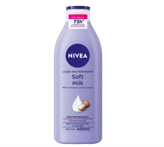 LOCAO HIDRATANTE NIVEA BODY SOFT MILK 400ML
