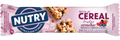 BARRA DE CEREAL NUTRY FRUTAS VERMELHAS 22G