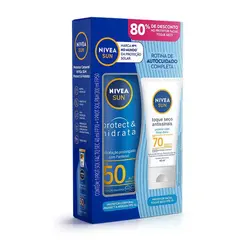 KIT PROTETOR SOLAR NIVEA FPS50 200ML+ PROT FACIAL FPS70 40ML