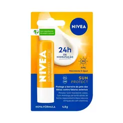 PROT LABIAL NIVEA LIPCARE SUN FPS30 4,8G