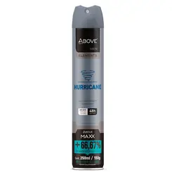 DESODORANTE ABOVE MEN HURRICANE 250ML/150G