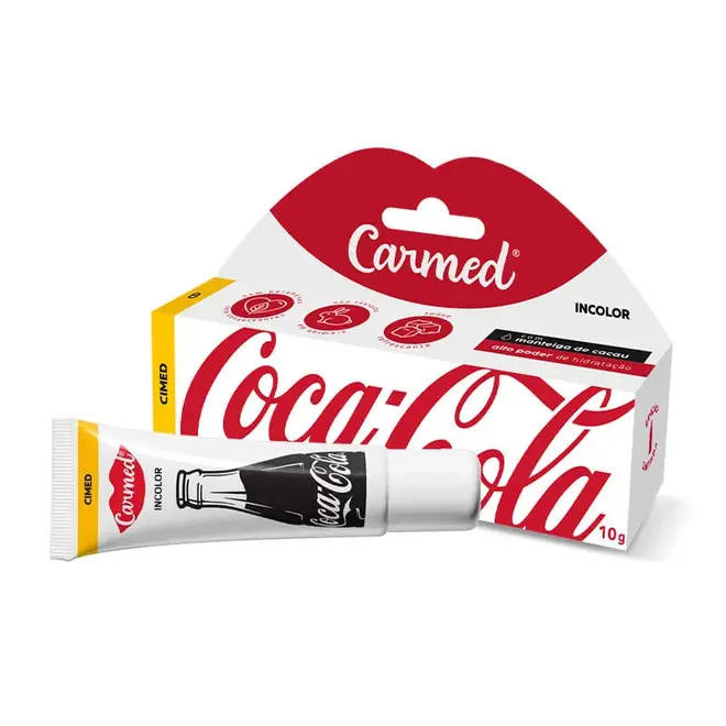 CARMED HIDRATANTE COCA COLA INCOLOR 10G CIMED