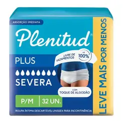 ROUPA INTIMA PLENITUD PROTECT PLUS P/M 32UN