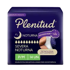 ROUPA INTIMA PLENITUD NOTURNA P/M 14UN