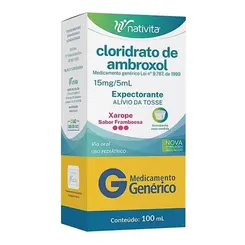 CLORIDRATO DE AMBROXOL XAROPE INFANTIL 100ML NATIVITA