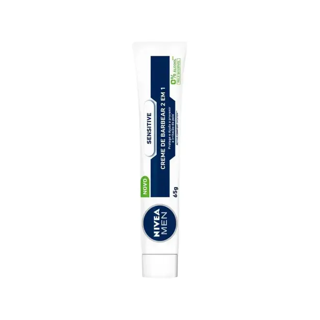 CREME DE BARBEAR NIVEA MEN 2 EM 1 SENSITIVE 65G