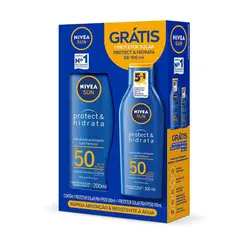 PROTETOR SOLAR NIVEA FPS50 200ML + PROT SOLAR FPS 50 100ML