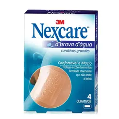CURATIVO NEXCARE A PROVA AGUA GD 4UN 3M