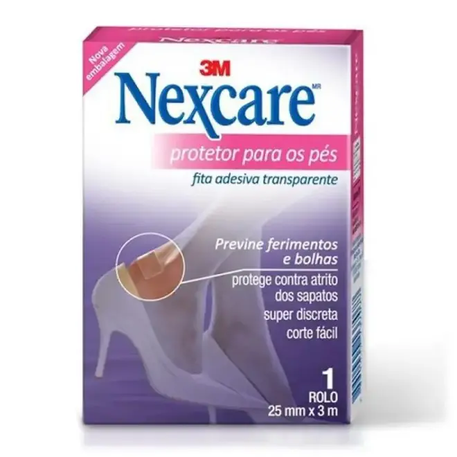 CURATIVOS PROTETOR PARA OS PES NEXCARE 3M 25 MM X 3 M