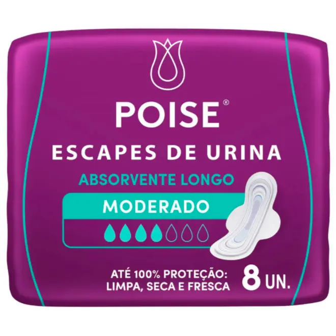 ABS PARA ESCAPE DE URINA POISE LONGO  ABS MODERADA 8UN