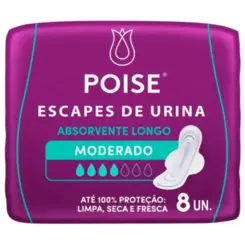 ABS PARA ESCAPE DE URINA POISE LONGO  ABS MODERADA 8UN