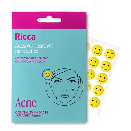 ADESIVOS SECATIVOS PARA ACNES SMILE RICCA 20UN