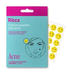 ADESIVOS SECATIVOS PARA ACNES SMILE RICCA 20UN