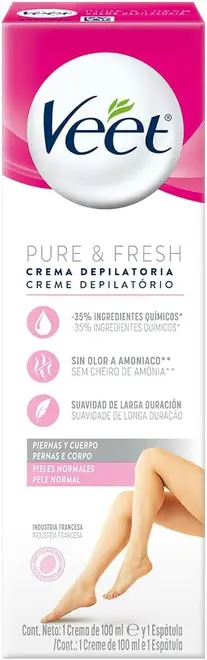 VEET CR DEPILATORIO PELE NORMAL 100ML