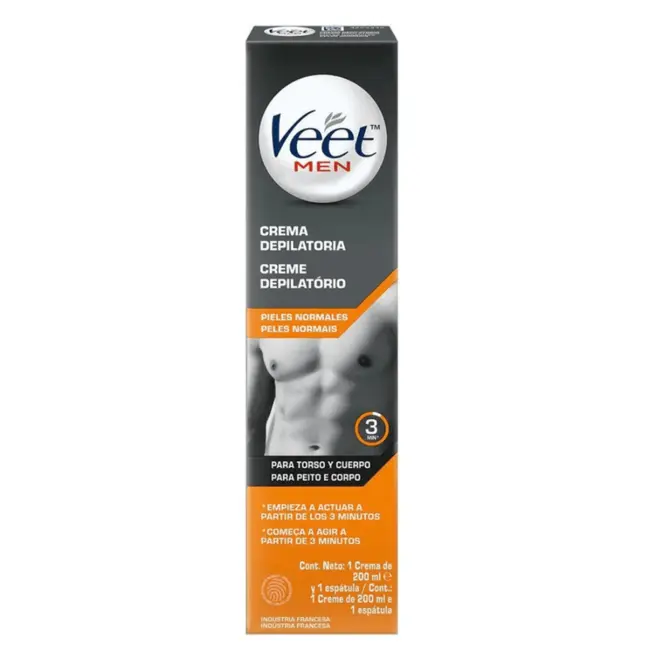 VEET CR DEPILATORIO PEIT/CORP F MEN NOR 200ML RECKITT