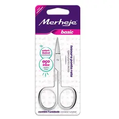 TESOURA PONTA RETA MERHEJE BASIC 1UN