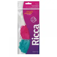 ESPONJA DE BANHO LEVE 3 PAGUE 2 RICCA COD 319