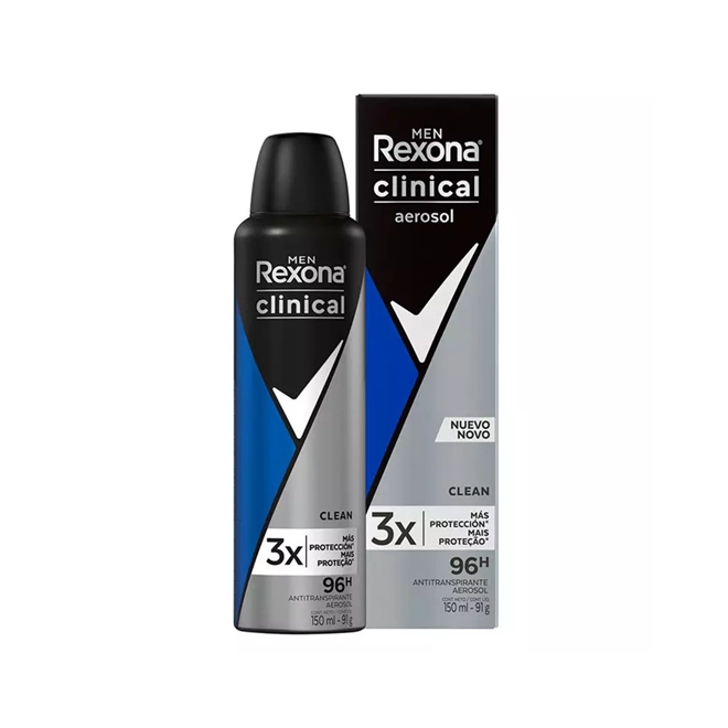 Antitranspirante Rexona Clinical Atacado 5 Unidades Aerosol