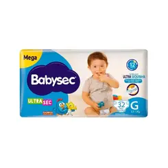 FRALDA BABYSEC ULTRA MEGA TAM G 32UN
