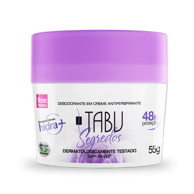 DESODORATE CREME TABU SEGREDOS 55G