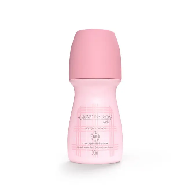 DESODORANTE ROLL-ON GIOVANNA BABY ROSA 1 UNIDADE 50ML