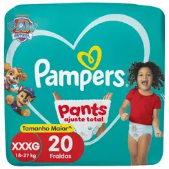 FRALDA PAMPERS PANTS MEGA XXXG 20UN