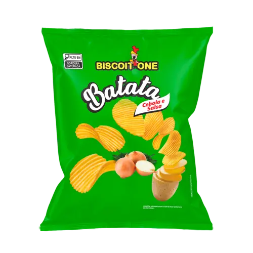 SALGADINHO DE BATATA ONDULADA SALSA E CEBOLA 40G