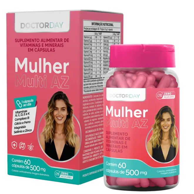 DOCTOR DAY  MULHER 500MG 60CPS