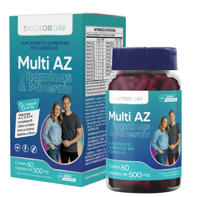 DOCTOR DAY  MULTI AZ 500MG 60CPR