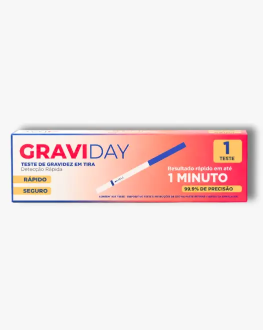 TESTE DE GRAVIDEZ TIRA GRAVIDAY 1UN