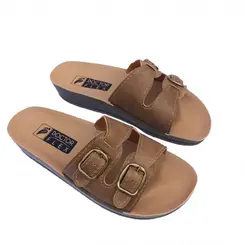 SANDALIA DOCTOR FLEX NB02 2 TIRAS AREIA 35 00126 601CA