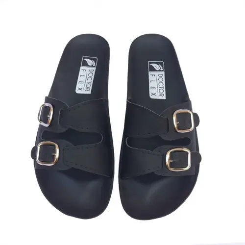 SANDALIA DOCTOR FLEX NB02 2 TIRAS PRETO 38 00166 652CA