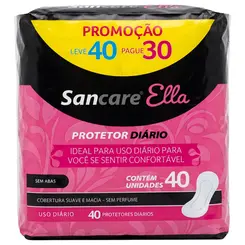 PROTETOR DIARIO SANCARE ELLA SEM  ABAS  LEVE 40 PAGUE 30