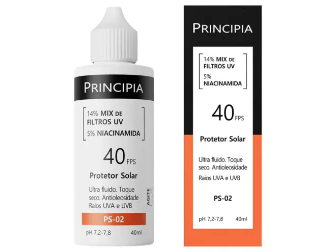 PRINCIPIA PROTETOR SOLAR FACIAL FPS 40 PS-02 40ML