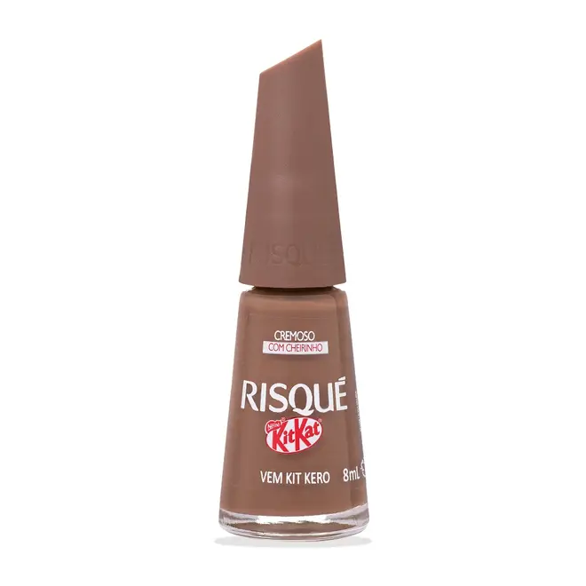 ESMALTE RISQUE KITKAT CREMOSO VEM KIT KERO 8ML