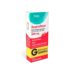 Ibuprofeno 400mg 10caps Medley