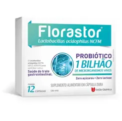 FLORASTOR 1 BI 12CAPS UNIAO QUIMICA